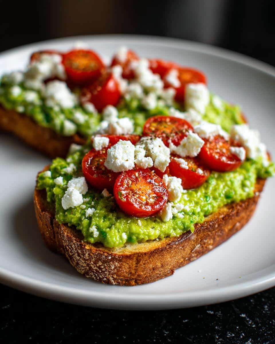 Pea Pesto Toast - detail 1