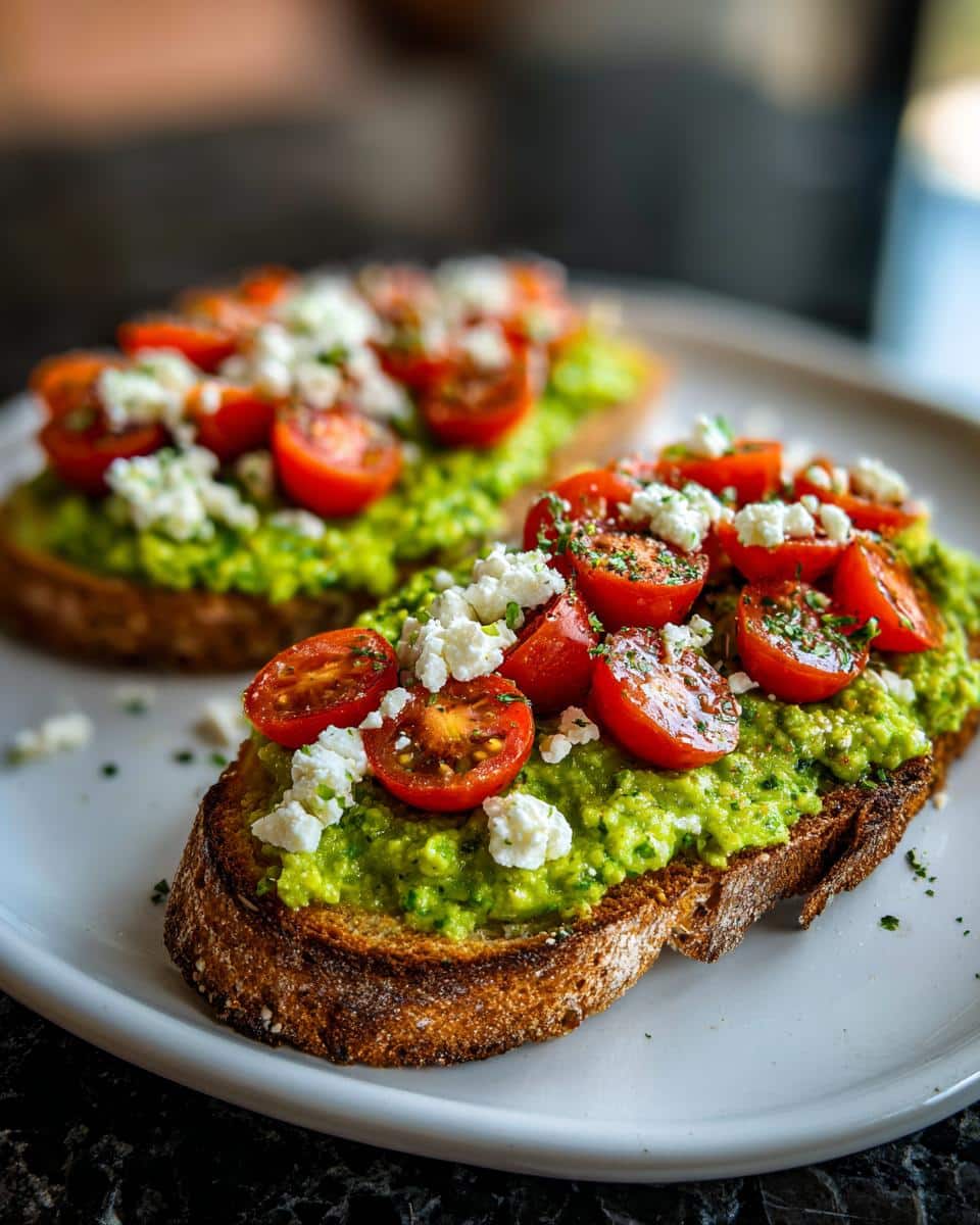 Pea Pesto Toast - detail 2