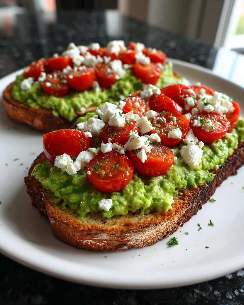 Pea Pesto Toast - detail 3