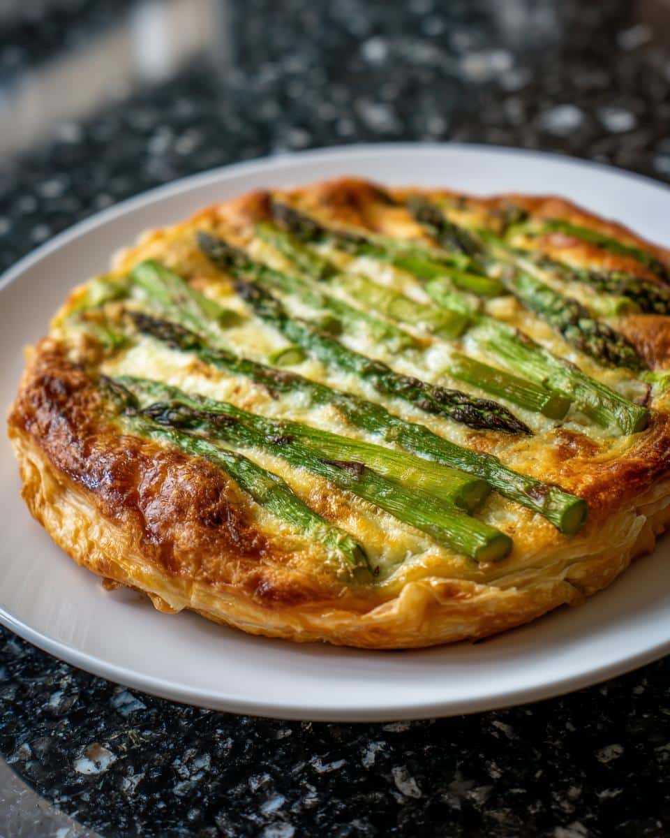 Puff Pastry Asparagus Tart - detail 3
