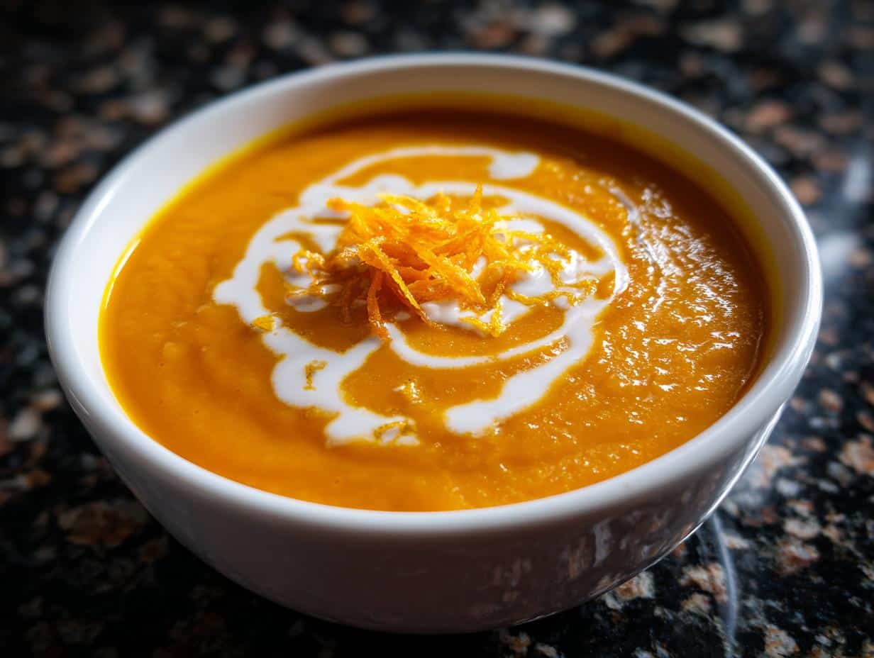 Roasted Carrot & Orange Soup - detail 3