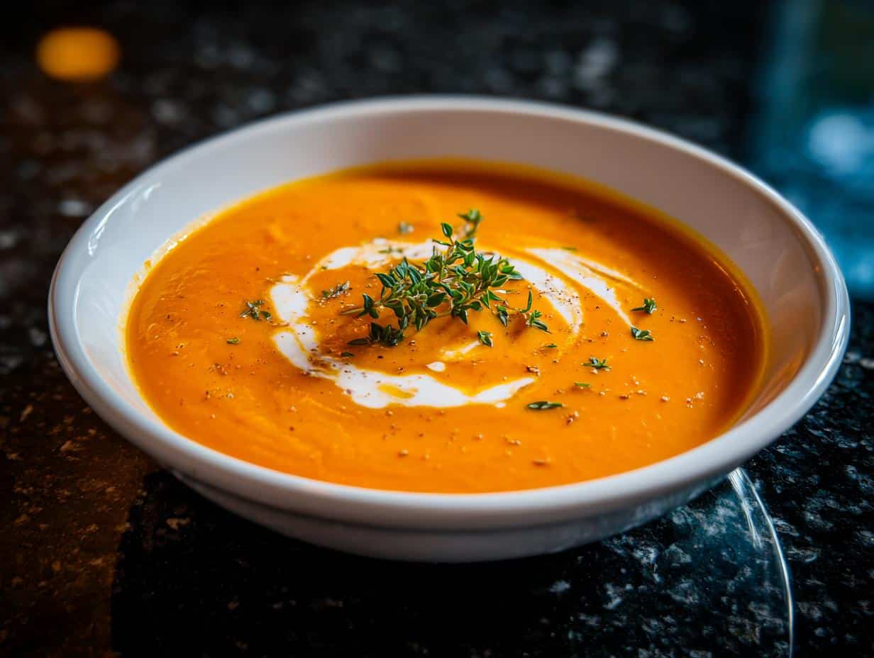 Roasted Carrot and Orange Soup - detail 3