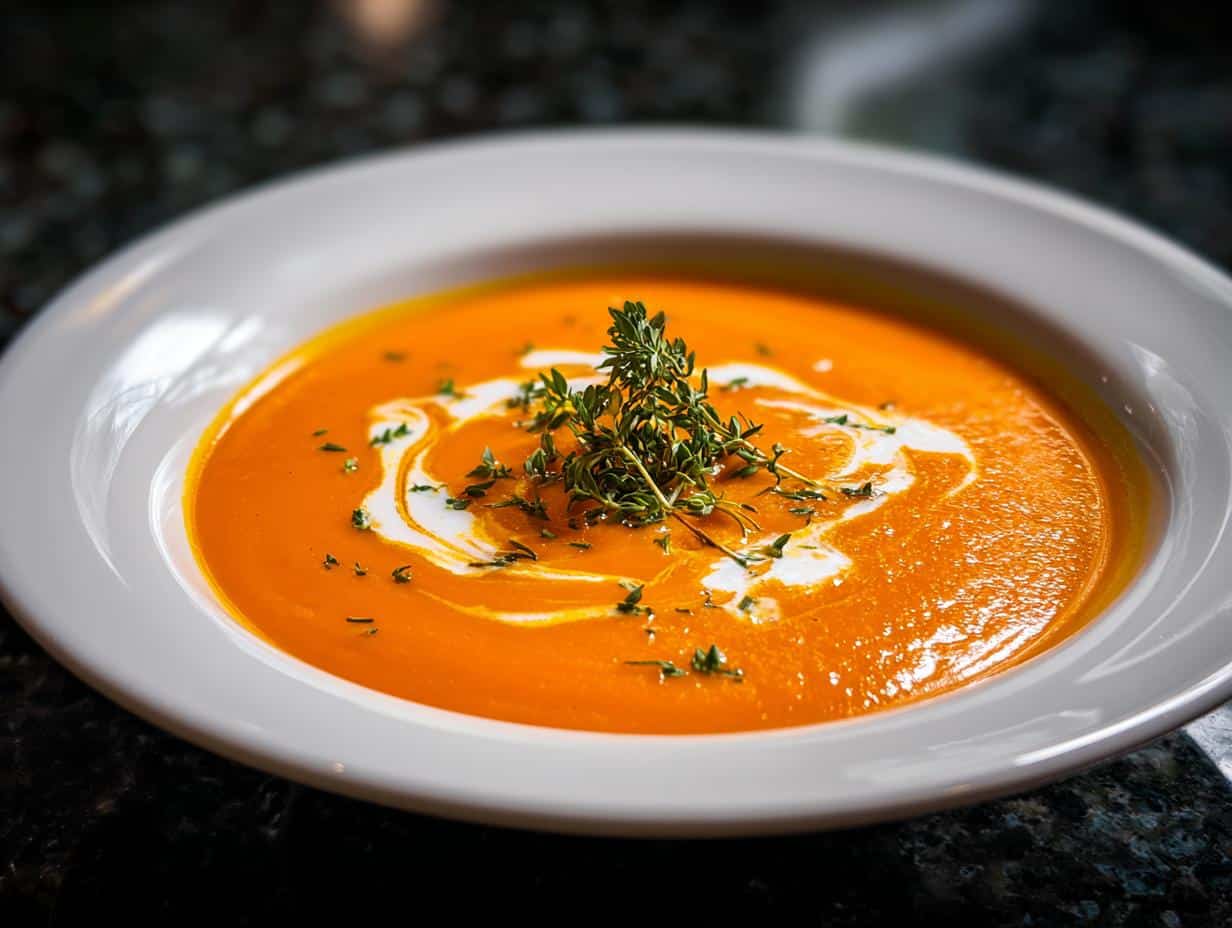 Roasted Carrot and Orange Soup - detail 5