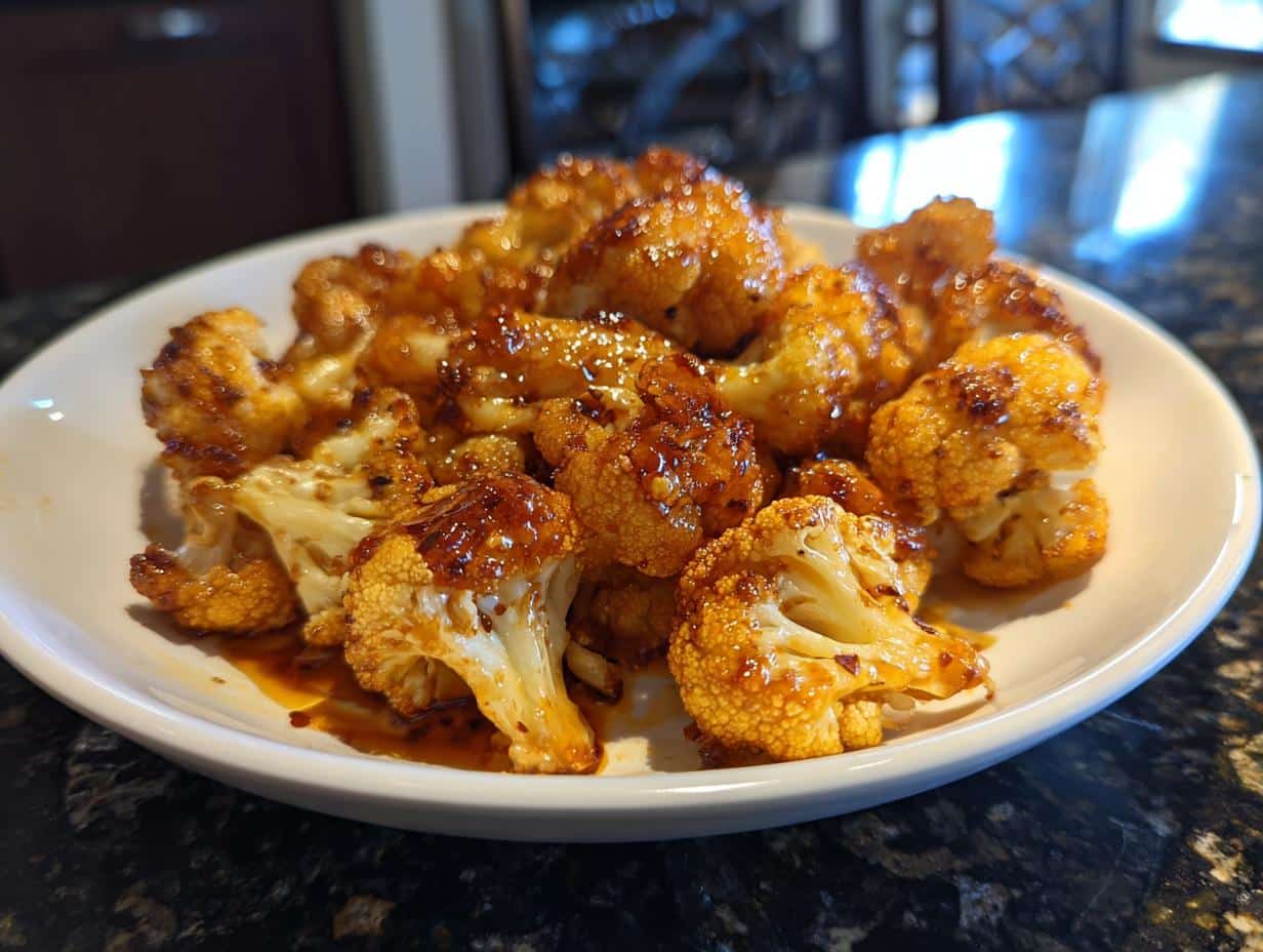 Spicy Honey Roasted Cauliflower - detail 4