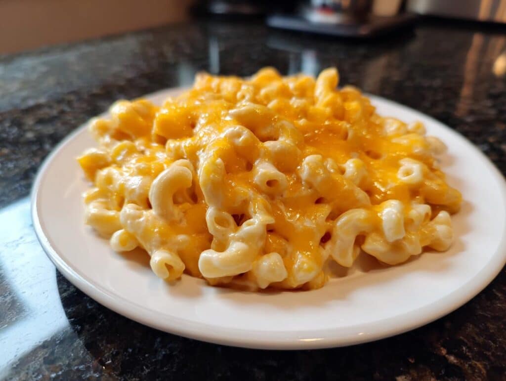Stovetop mac and cheese