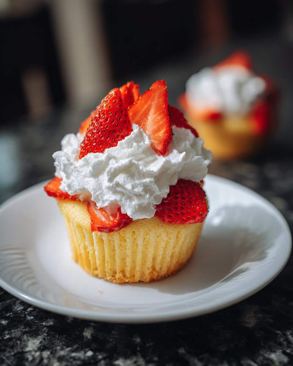 Strawberry shortcake cupcakes - detail 4