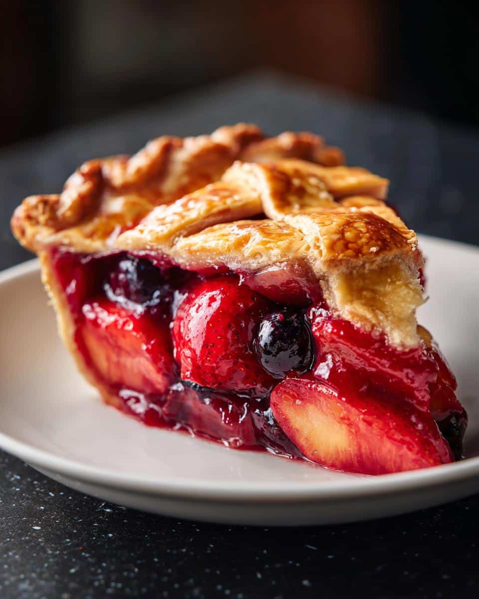 Sunny Spring Fruit Pie - detail 1