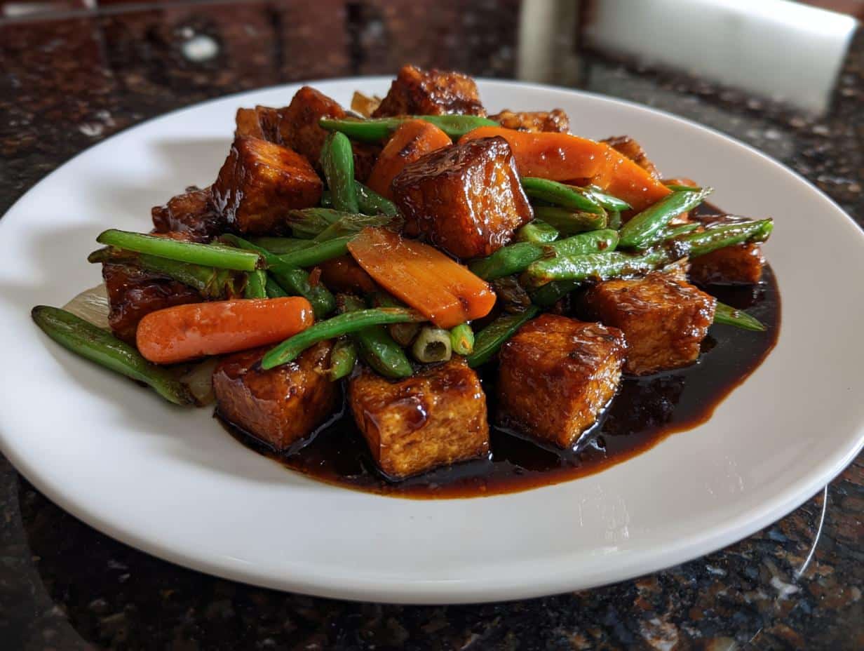 Teriyaki Tofu with Spring Veg - detail 3