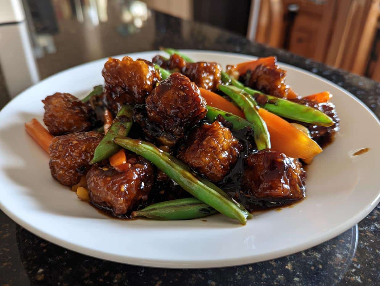 Teriyaki Tofu with Spring Veg - detail 4
