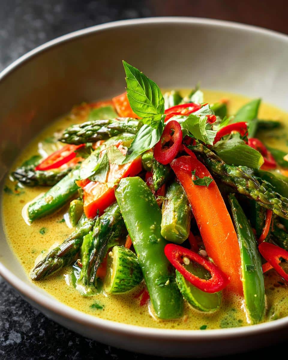 Perfect Thai Green Curry with Spring Veg in 35 Minutes