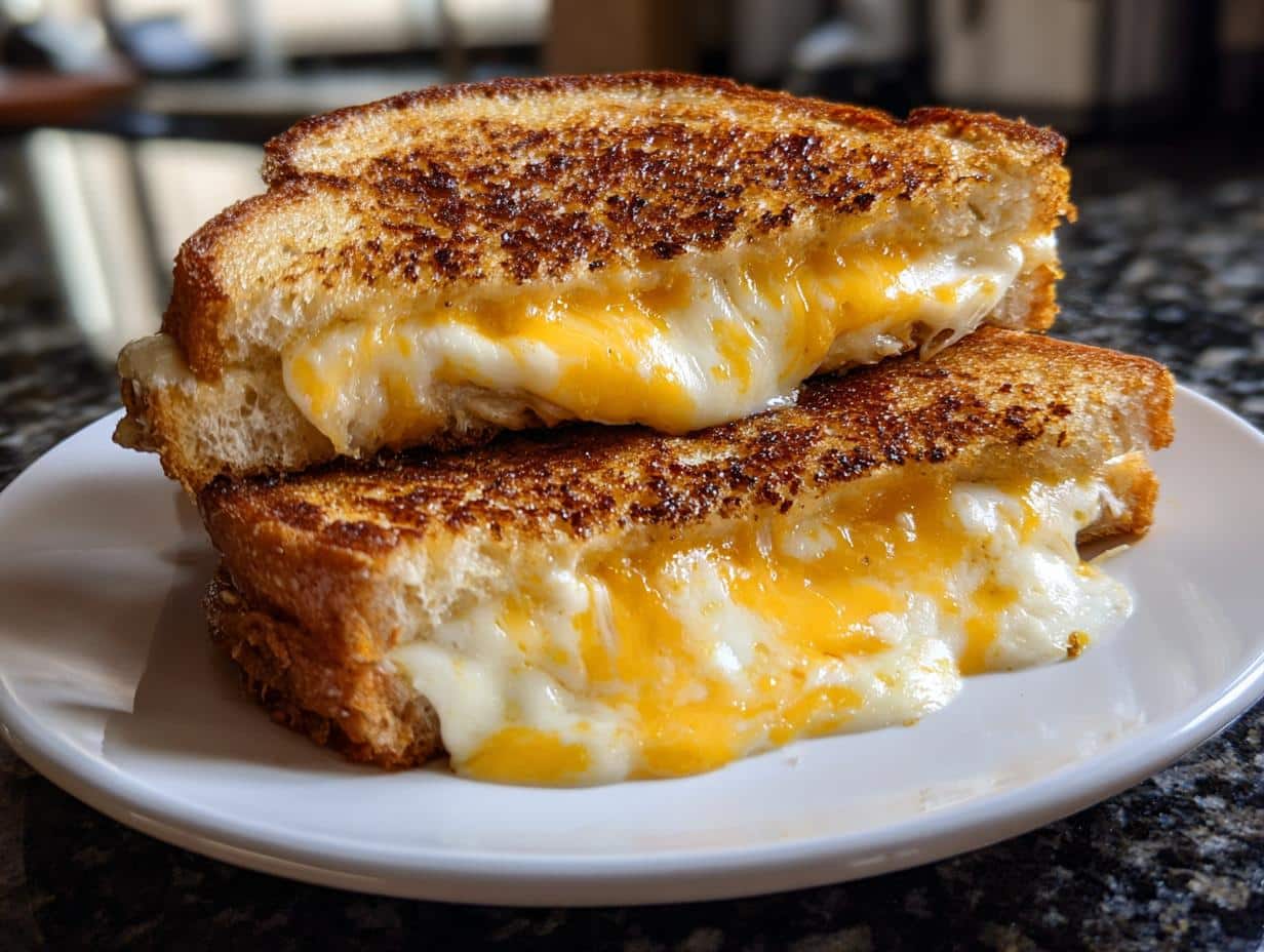 3 Cheese Grilled Sandwich: Irresistible Comfort Food Bliss