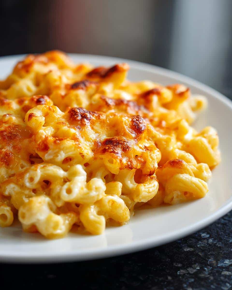 Three cheese mac and cheese - detail 1