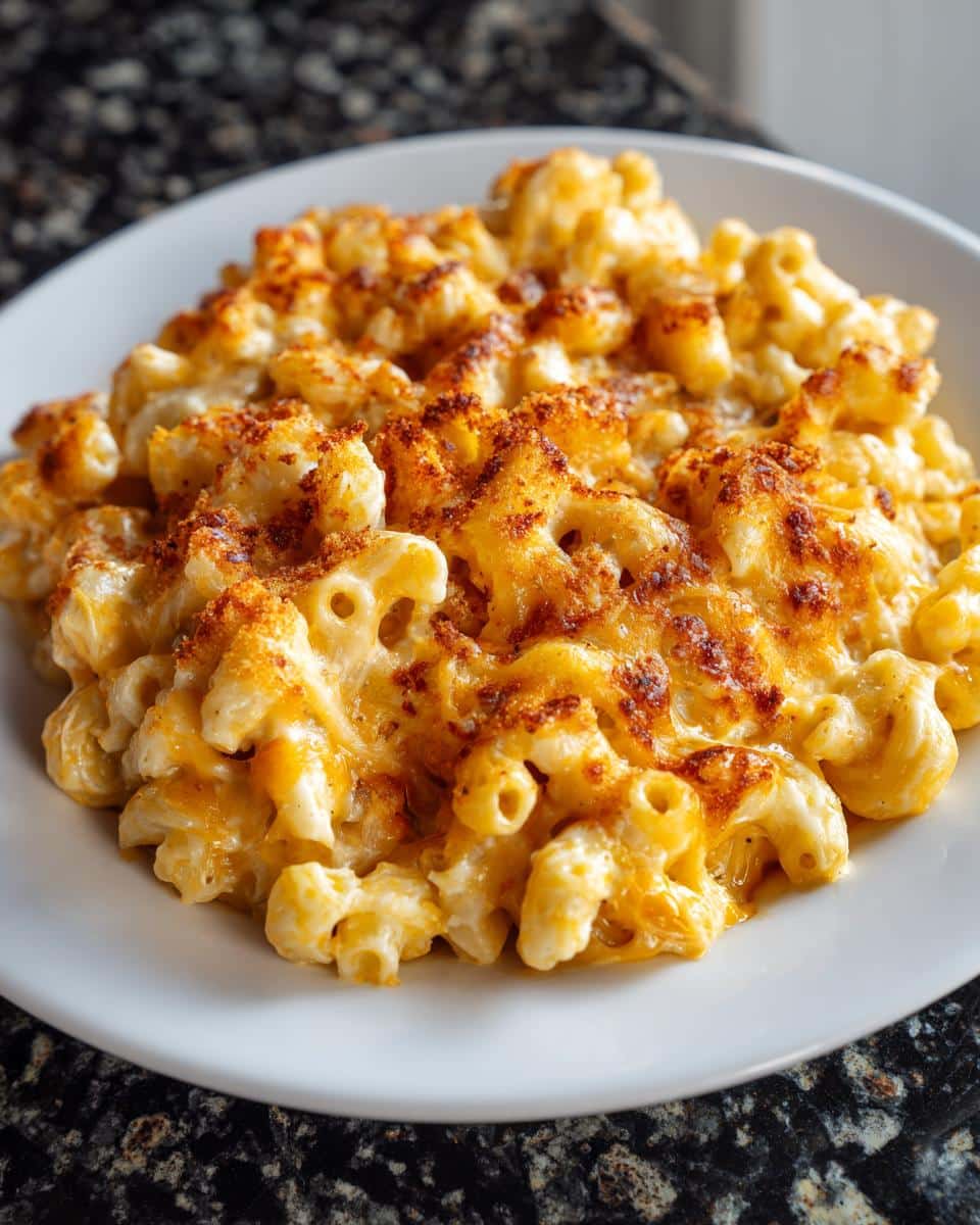 Three cheese mac and cheese - detail 2