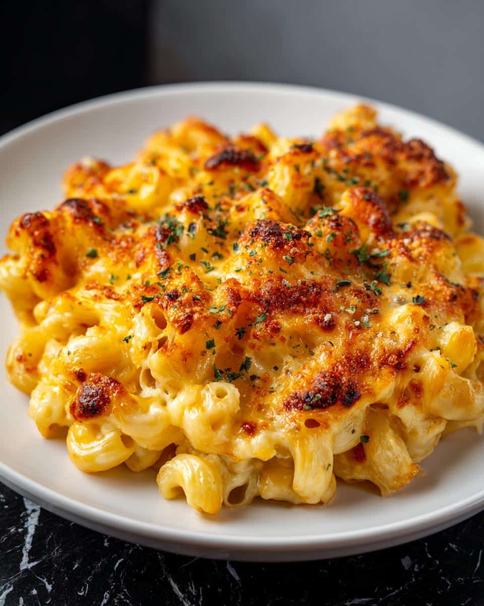 Three cheese mac and cheese - detail 3