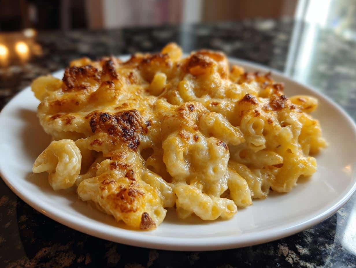 Three cheese mac and cheese - detail 4