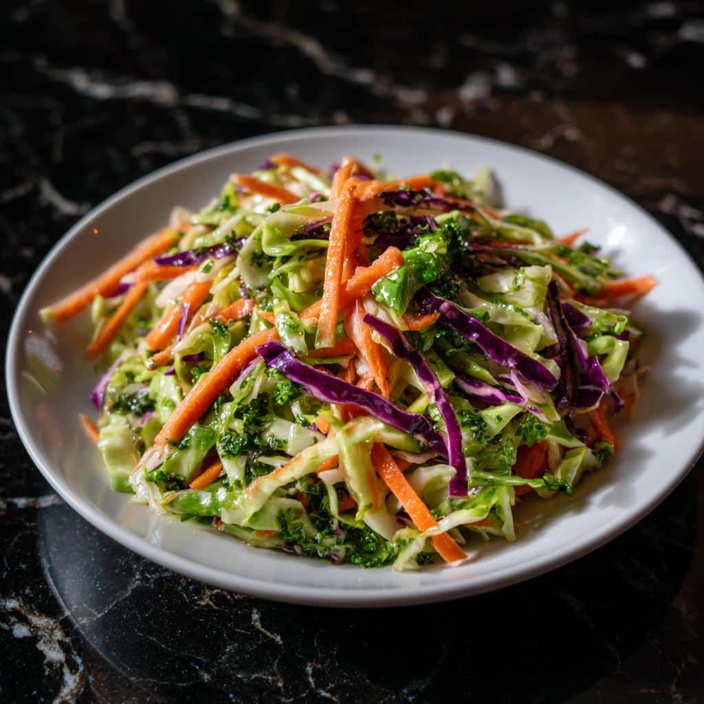 Vinegar coleslaw - detail 1