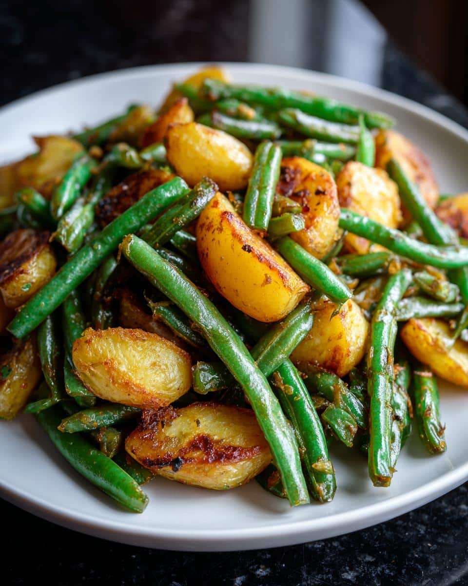 Warm Green Bean & Crispy Potato Salad - detail 1