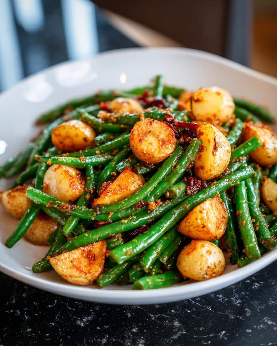 Warm Green Bean & Crispy Potato Salad - detail 4