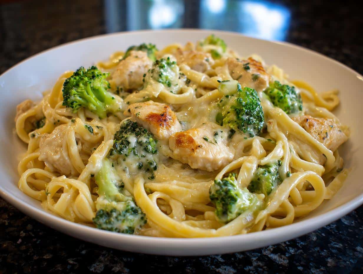 Creamy Broccoli Chicken Alfredo Recipe Ready in 30 Minutes
