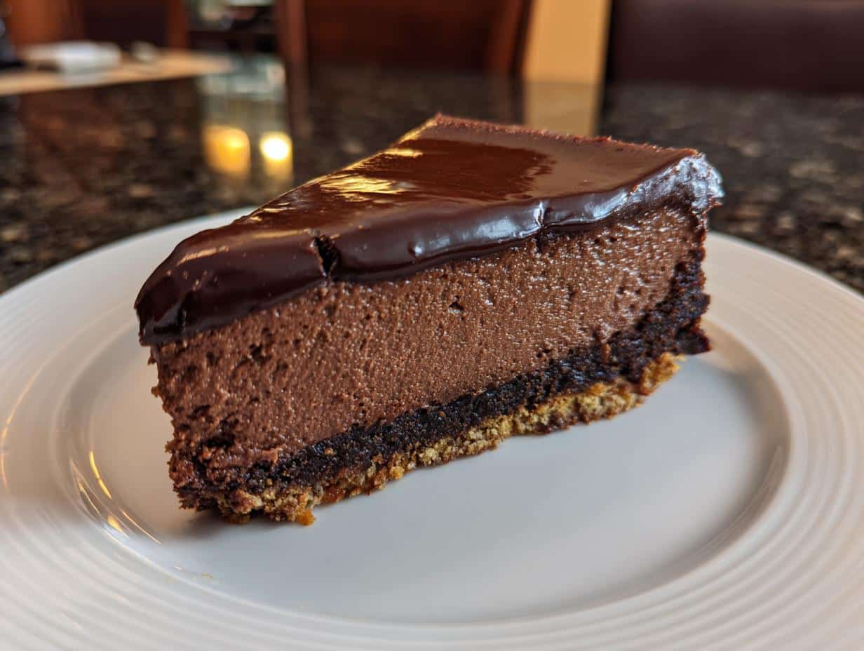 Chocolate cheesecake - detail 4