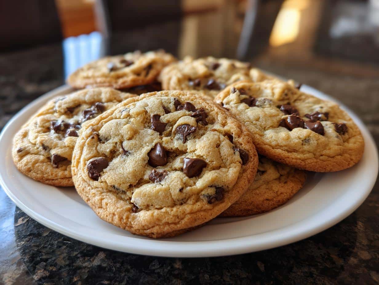 Crispy chocolate chip cookies - detail 1