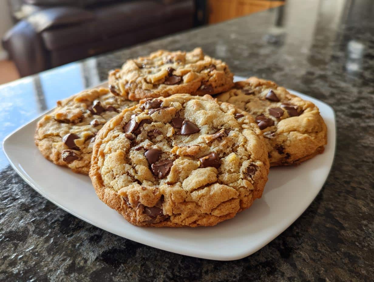 Crispy chocolate chip cookies - detail 2