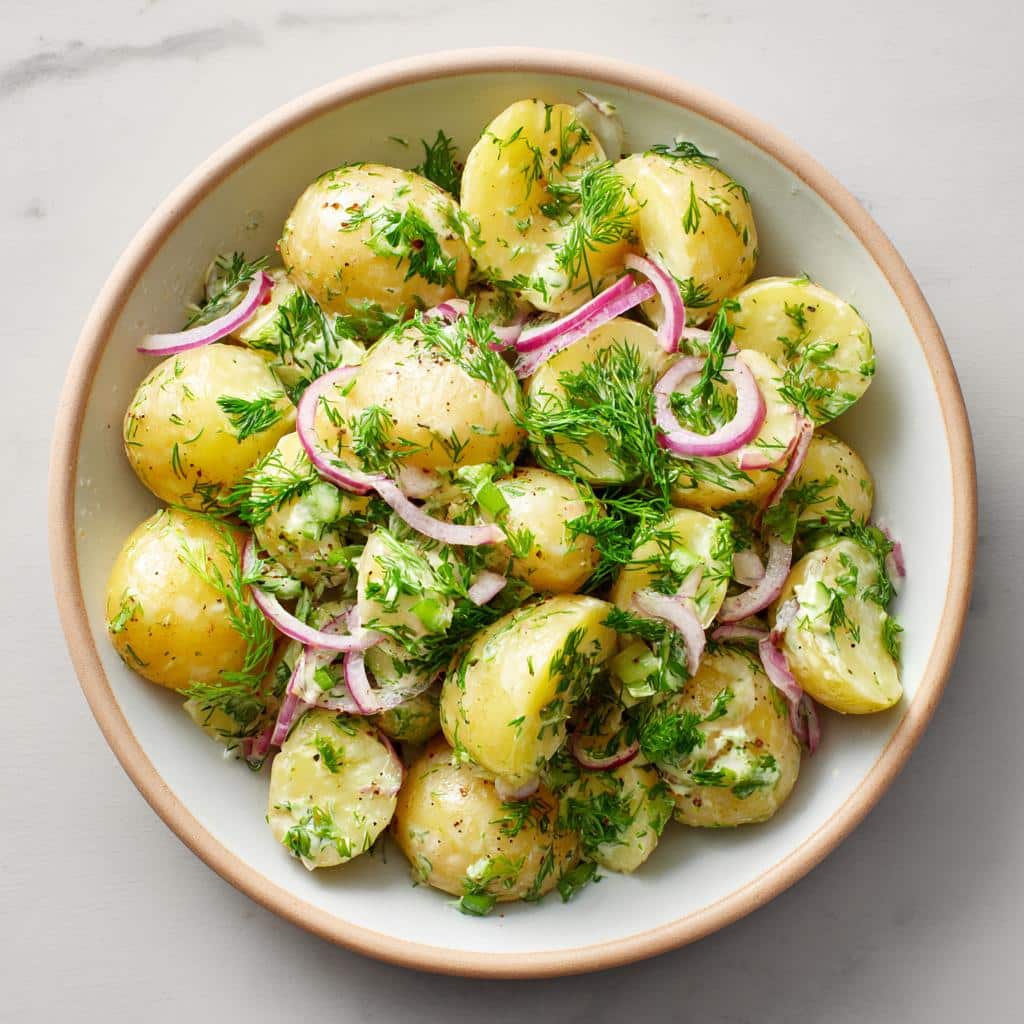 Dill potato salad - detail 1