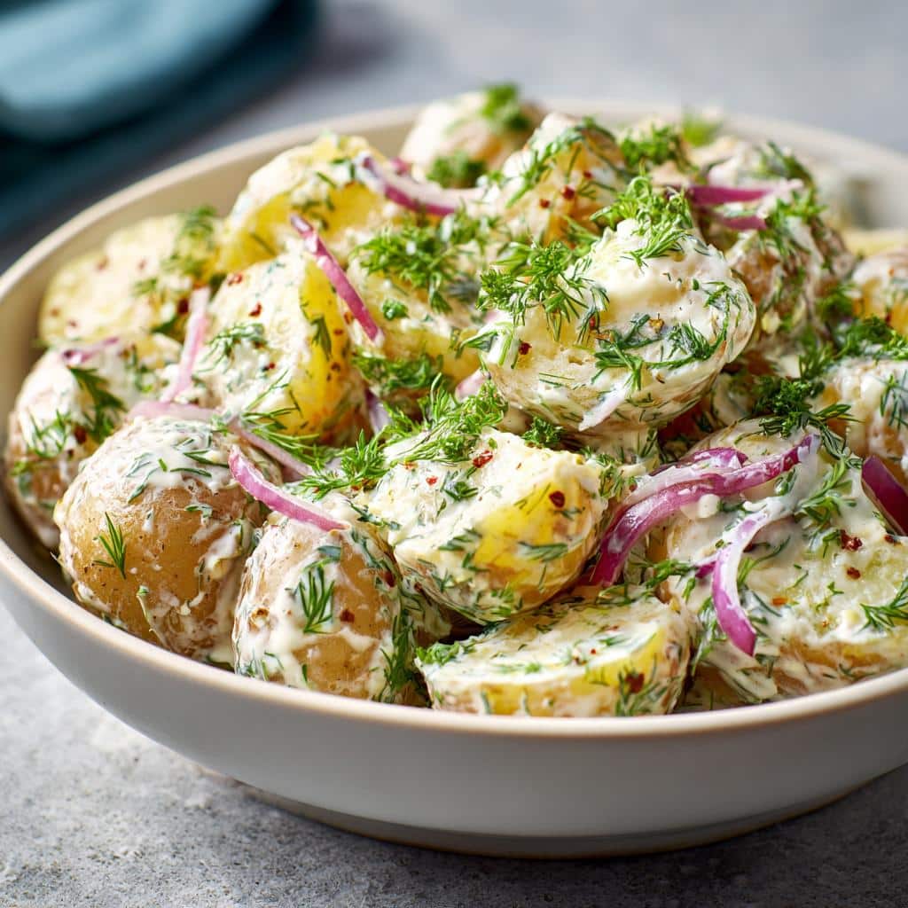Dill potato salad - detail 2