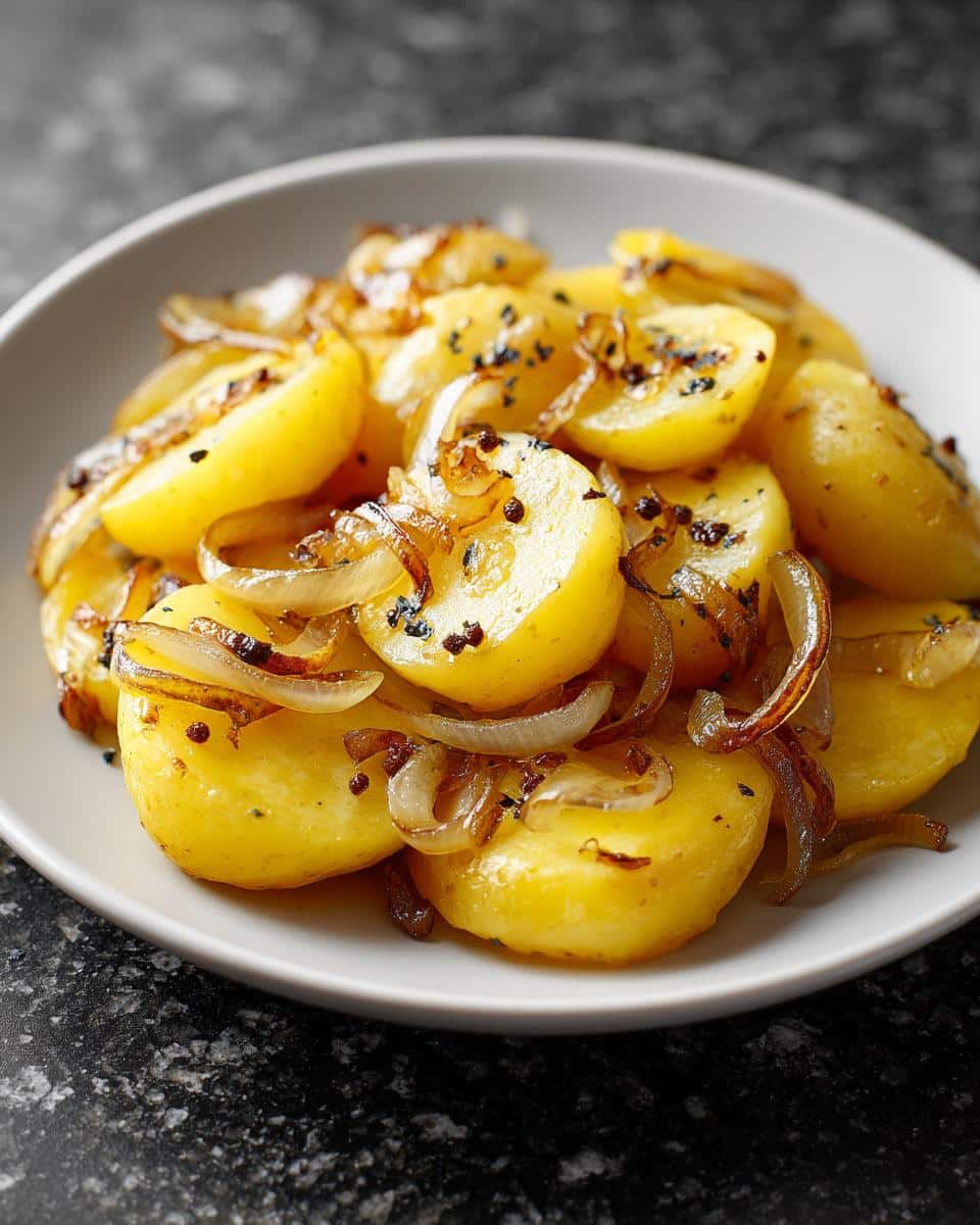 German potato salad - detail 2