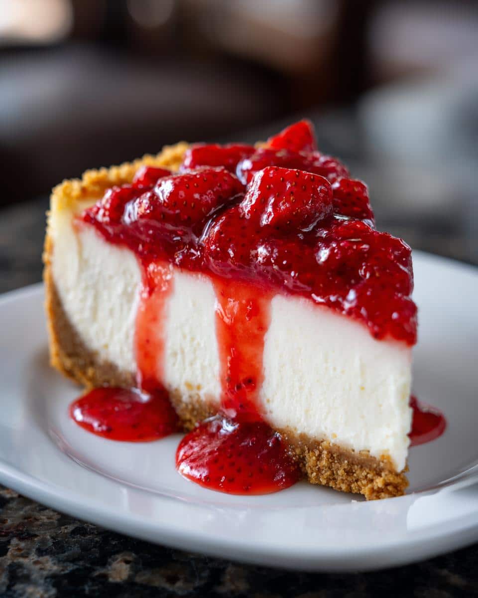 Strawberry cheesecake - detail 1