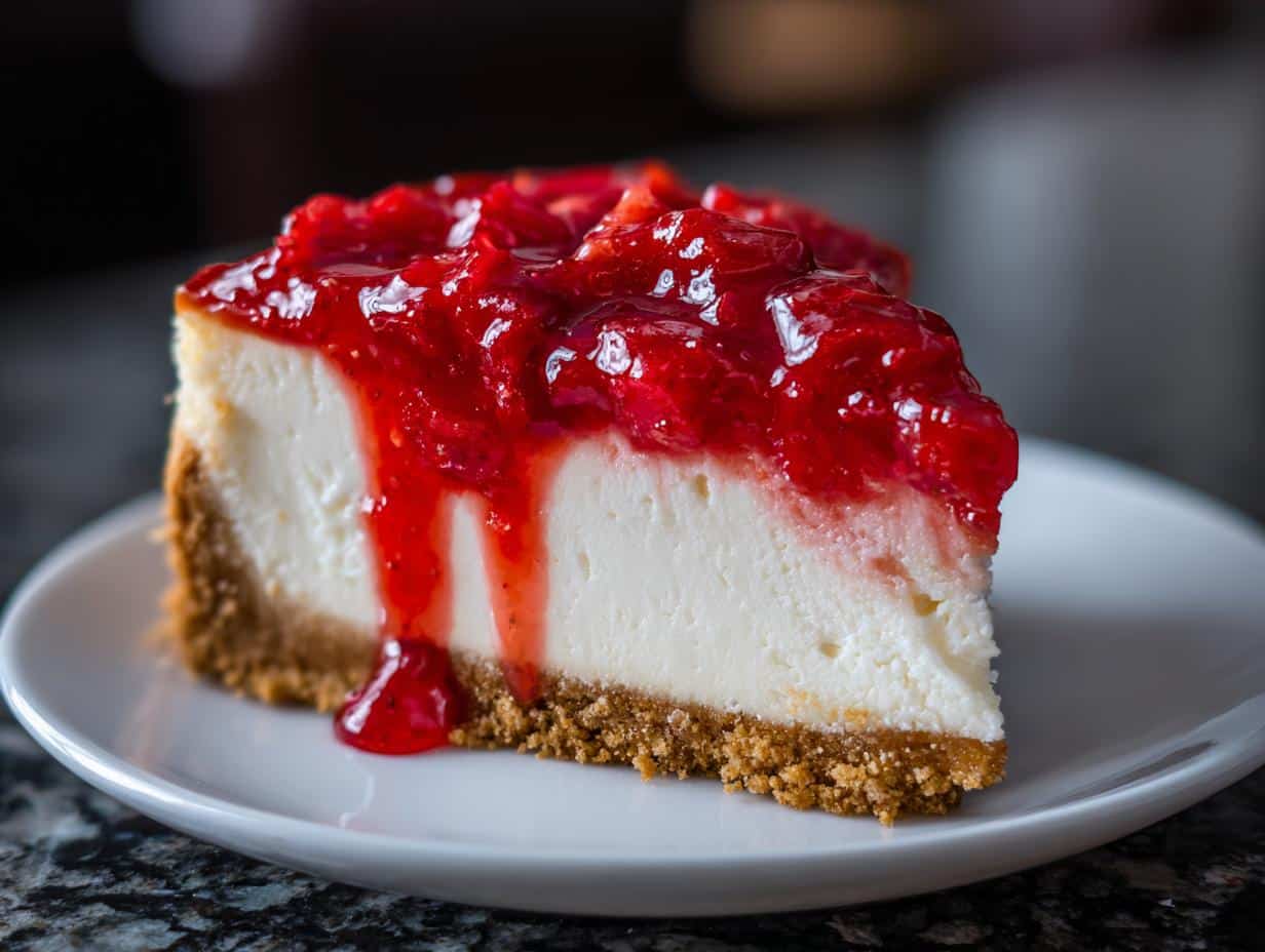 Strawberry cheesecake - detail 3