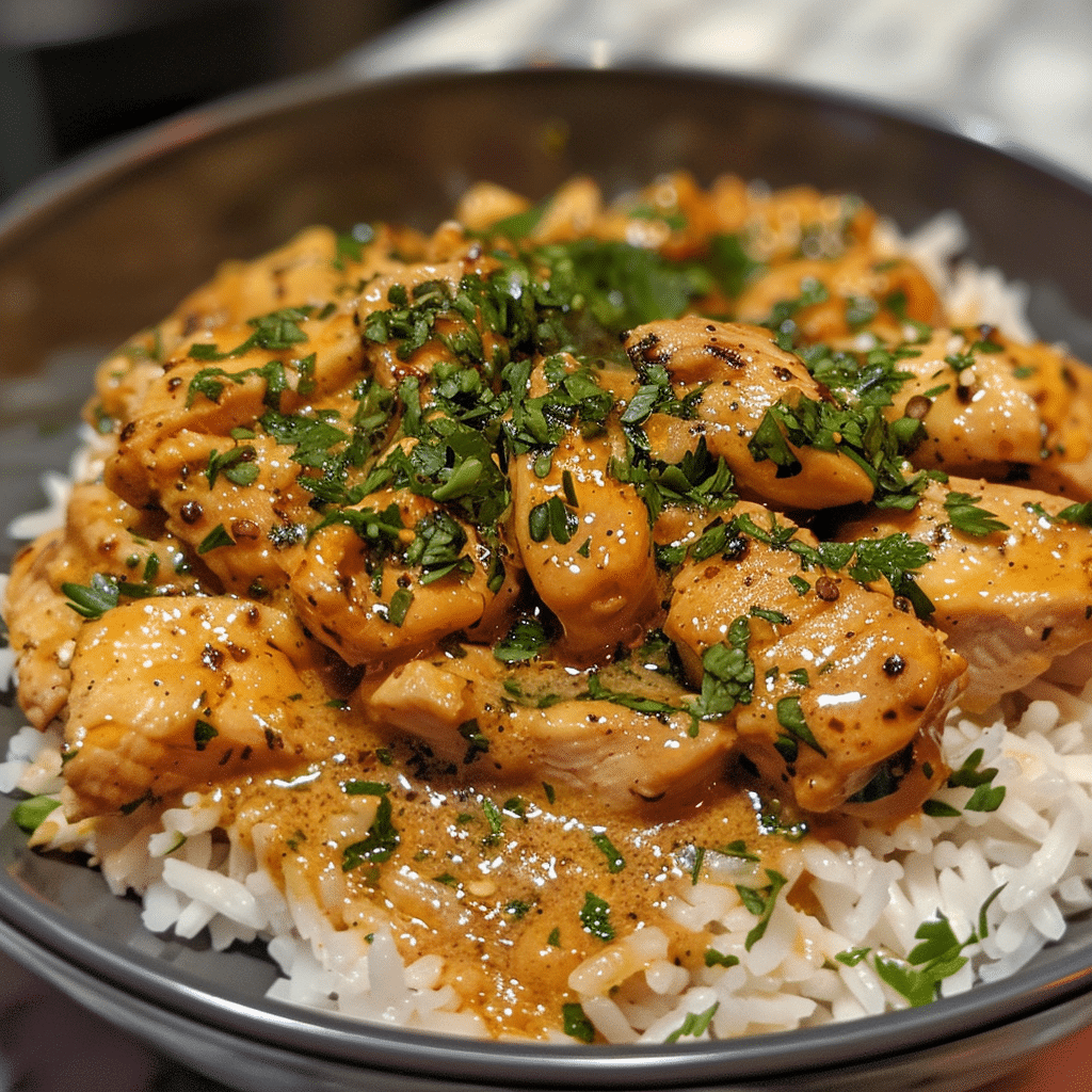 Garlic Butter Chicken and Rice | Creamy One-Pot Meal