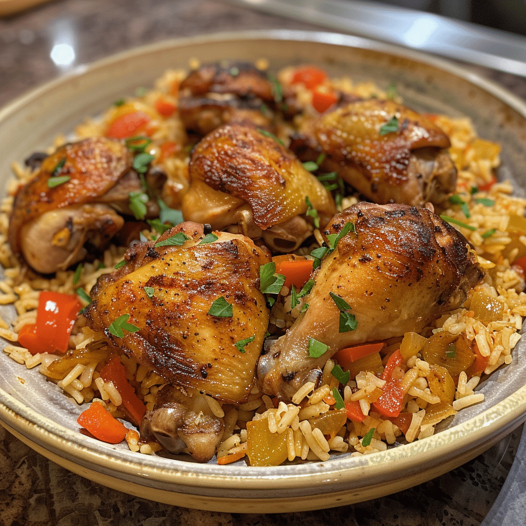 Spanish Chicken and Rice: Homestyle Comfort Meal Recipe